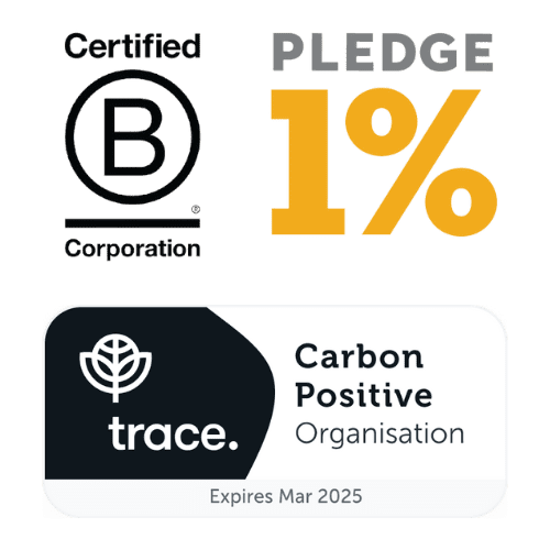 Certified B Corp | Pathzero - Carbon Neutral Company | Pledge 1%
